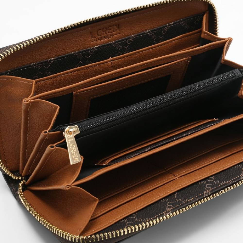 L. Credi Filiberta Portemonnaie braun Flash Sale