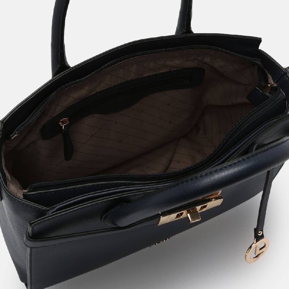 L. Credi Konstanze Henkeltasche marine Begrenztes Angebot