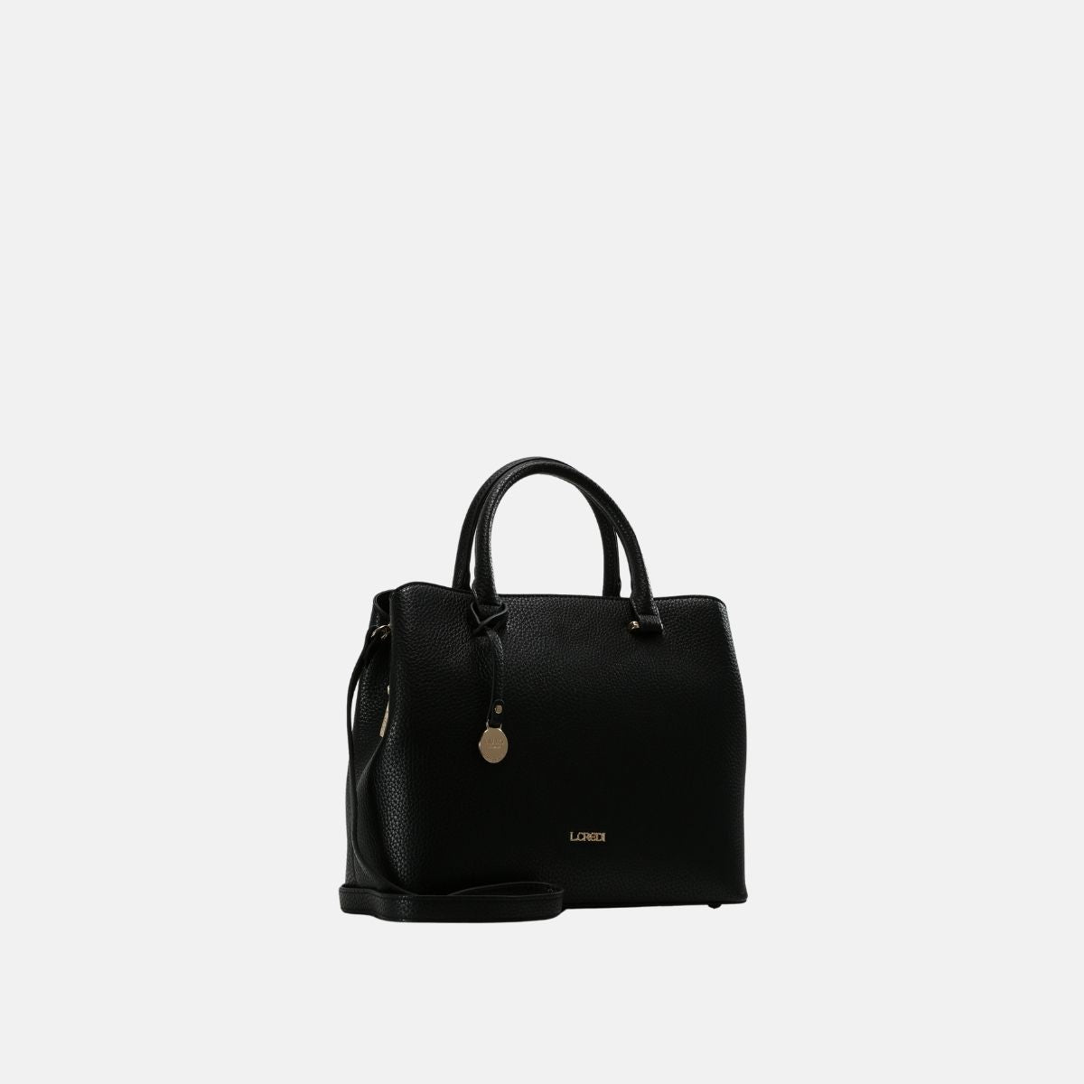 L. Credi Maxima Henkeltasche schwarz Exklusivangebot