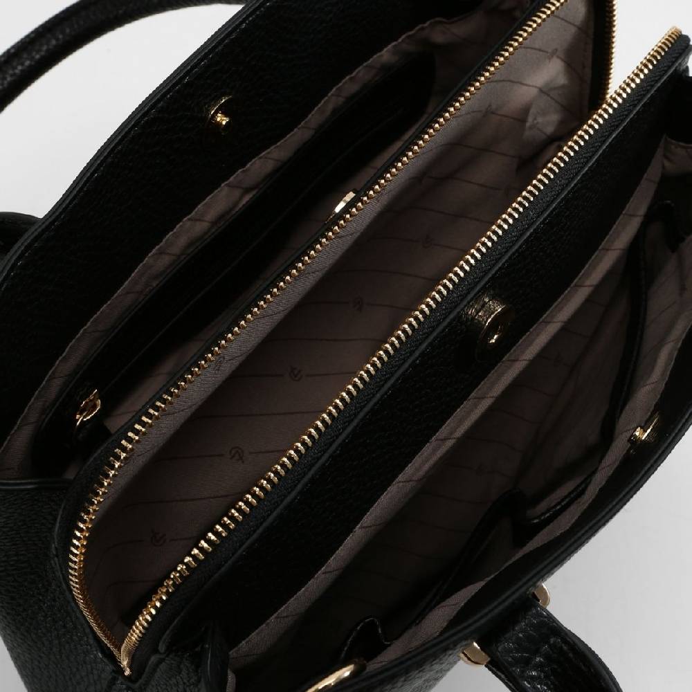 L. Credi Maxima Henkeltasche schwarz Exklusivangebot
