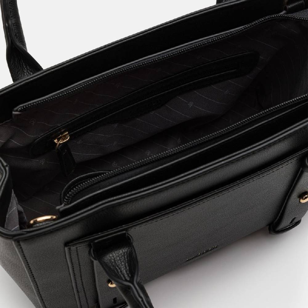 L. Credi Naemi Henkeltasche schwarz Discount Store für neue Produkte