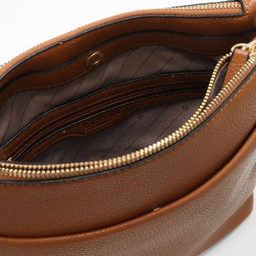 L. Credi Ella Umhängetasche cognac Black Friday Preise