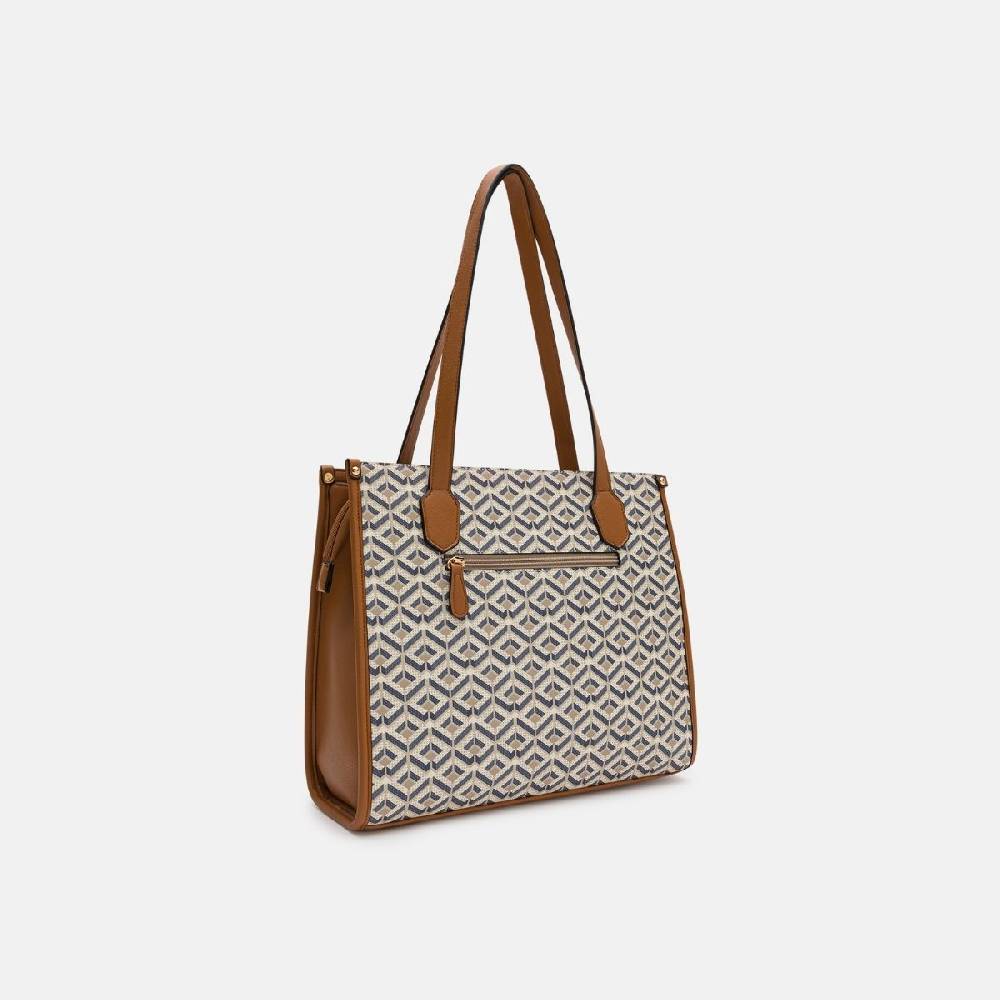 L. Credi Melina Shopper beige multi Outlet