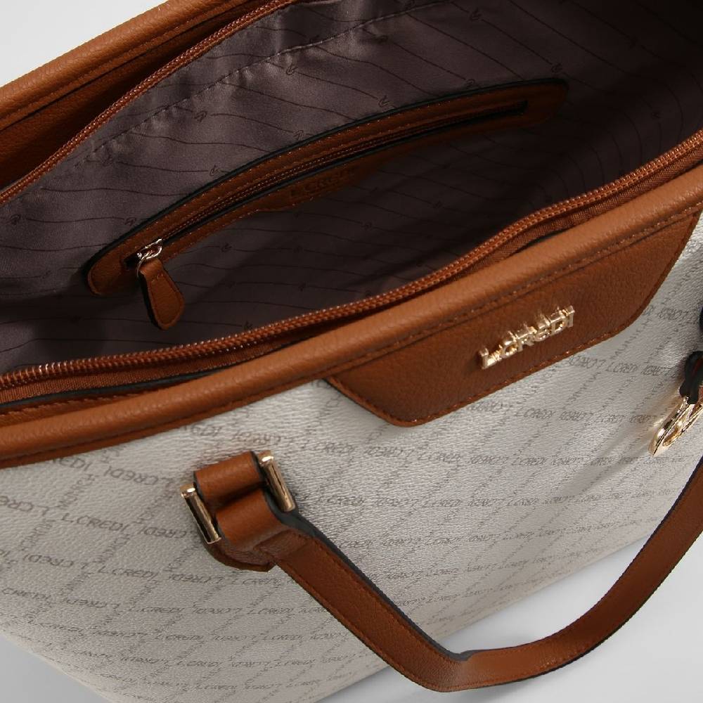 L. Credi Filiberta Shopper weiss Verkauf