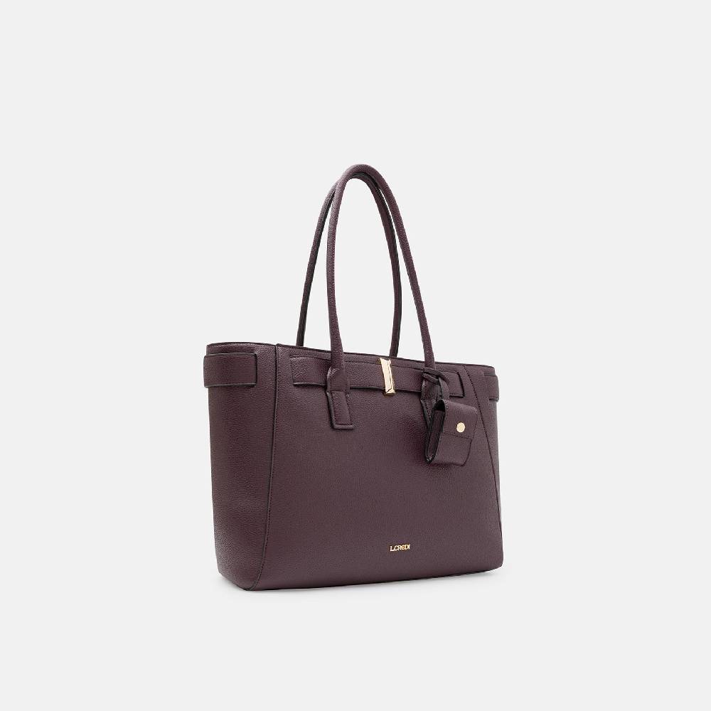 L. Credi Nadira Shopper dark plum Weihnachtsangebot