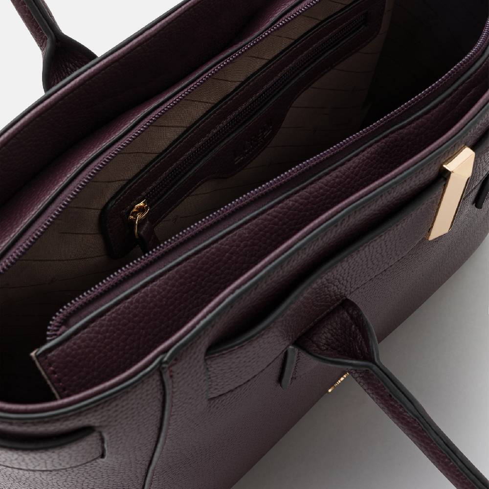 L. Credi Nadira Shopper dark plum Weihnachtsangebot