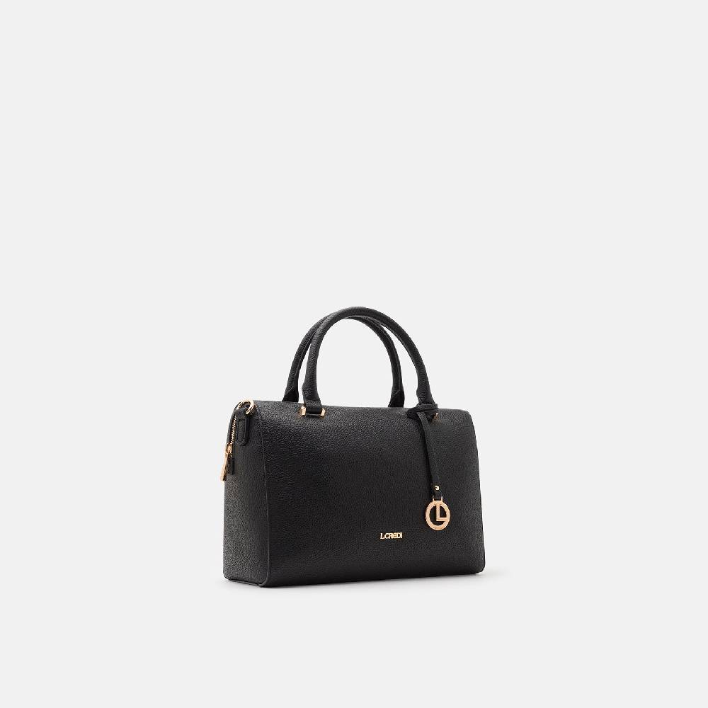 L. Credi Nura Henkeltasche schwarz Vatertagsangebot
