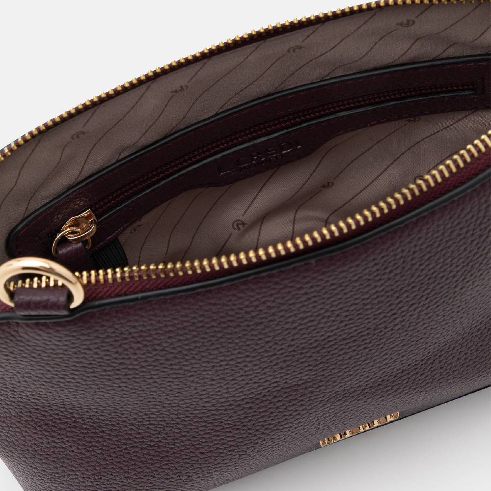 L. Credi Ninelle Umhängetasche dark plum Heißer Verkauf