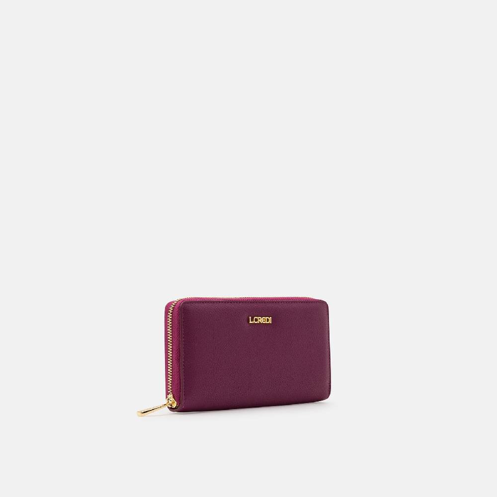 L. Credi Filippa Portemonnaie Damen plum Zeitbegrenzte Promotion