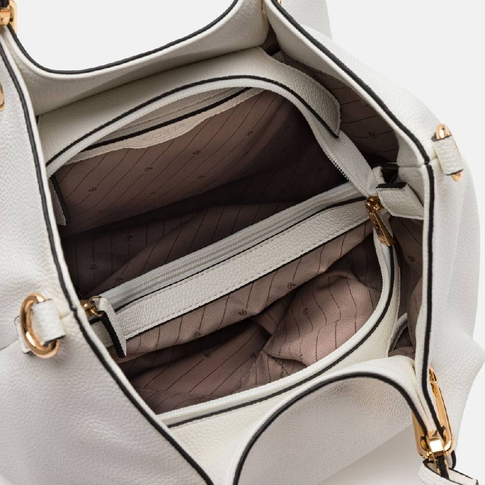 L. Credi Ebony Shopper weiss Bis zu 50% Rabatt