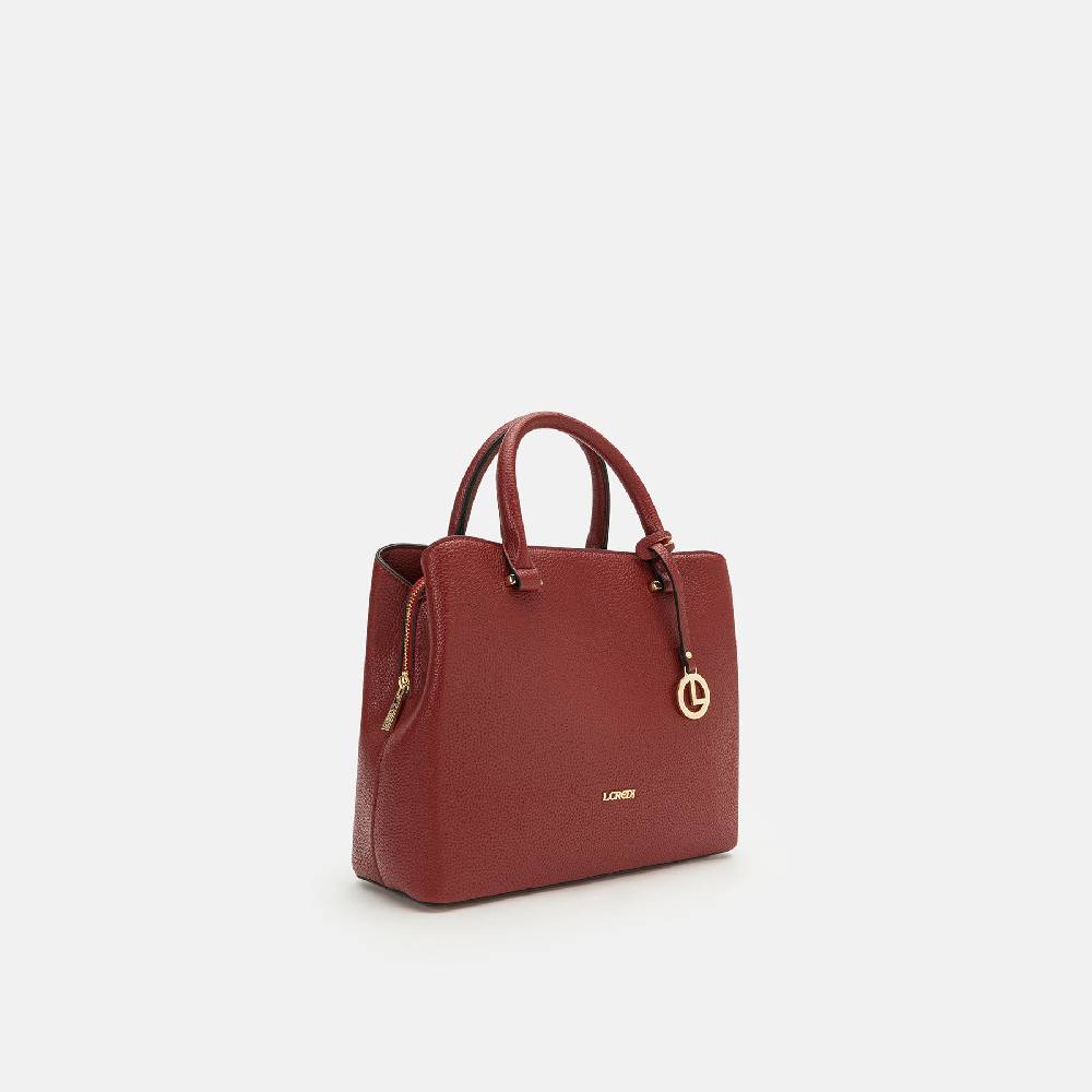 L. Credi Maxima Henkeltasche rot Speichern exportieren