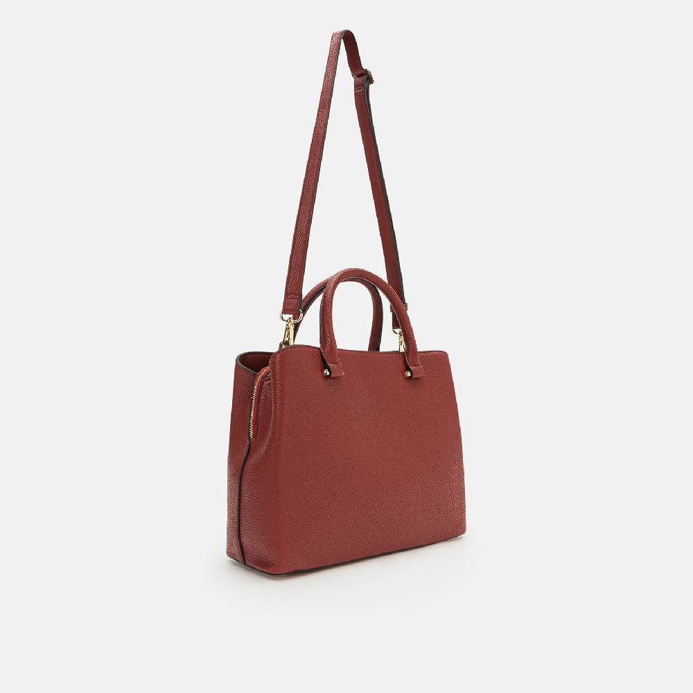 L. Credi Maxima Henkeltasche rot Speichern exportieren