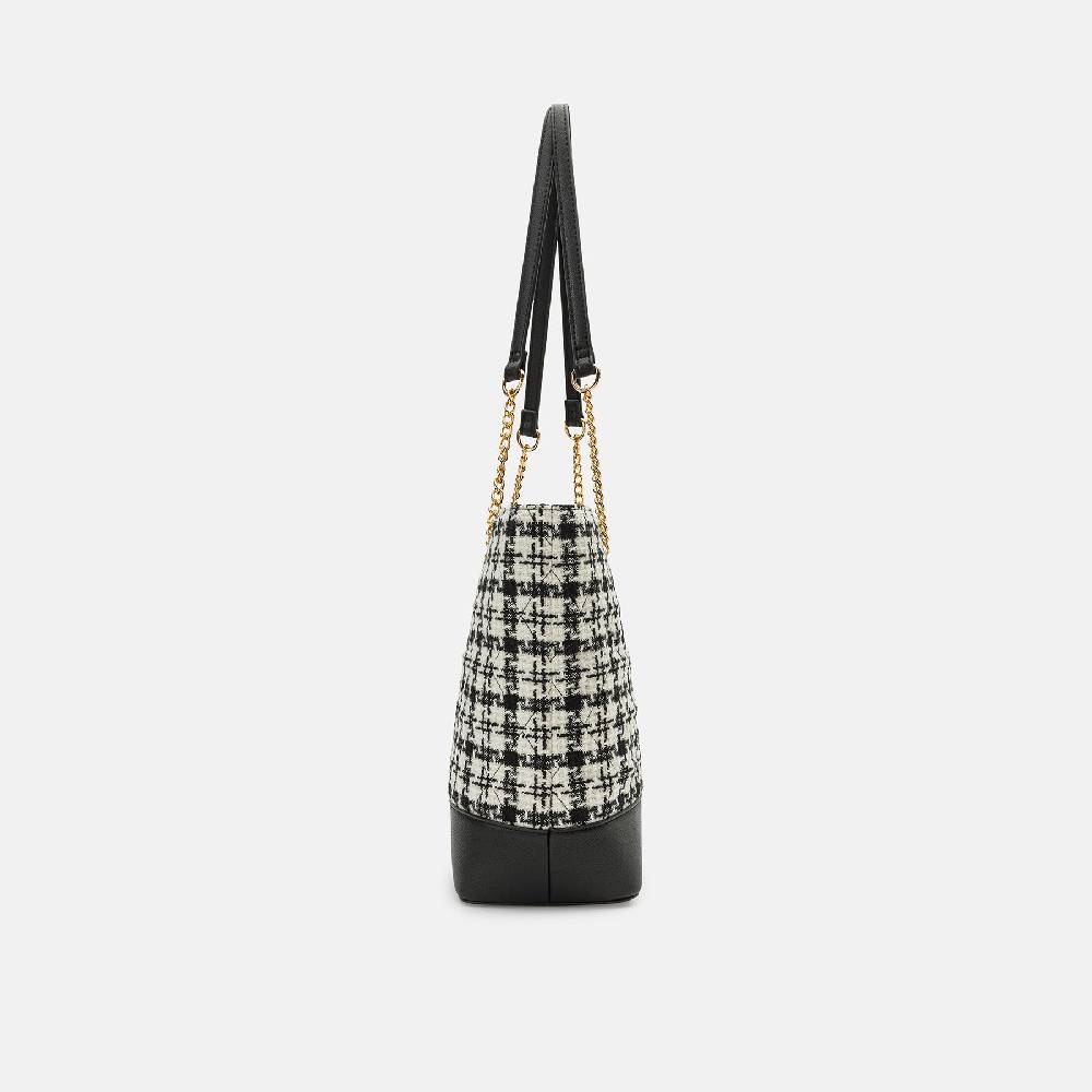 L. Credi Naissa Shopper schwarz / offwhite Fabrik Onlineshop