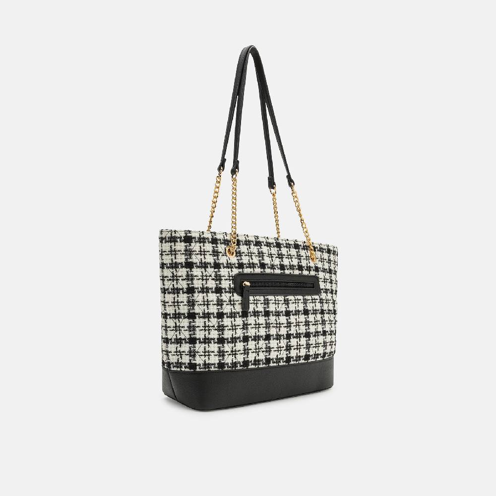 L. Credi Naissa Shopper schwarz / offwhite Fabrik Onlineshop