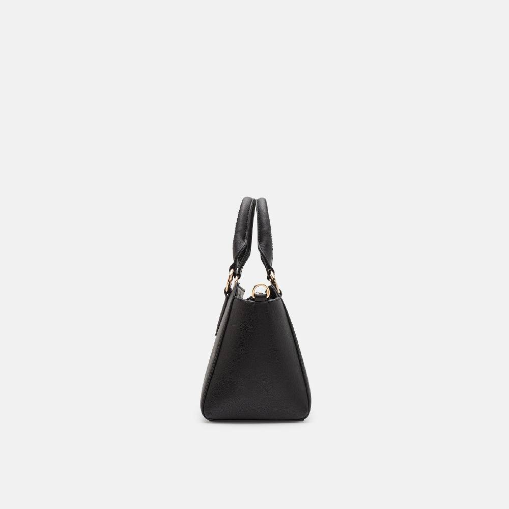 L. Credi Nadja Henkeltasche schwarz Preisnachlass
