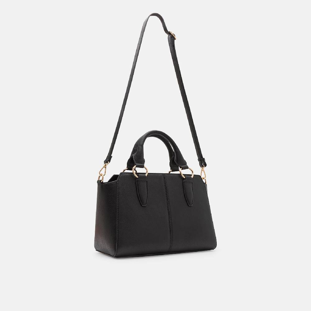 L. Credi Nadja Henkeltasche schwarz Preisnachlass