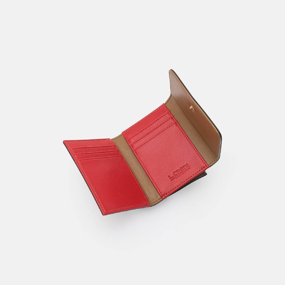 L. Credi Nizana Portemonnaie toffee multi Zeitlich begrenztes Angebot