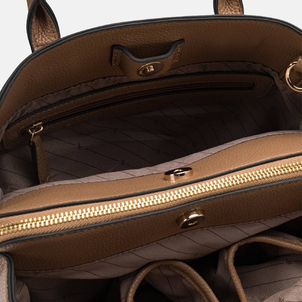 L. Credi Maxima Henkeltasche toffee Exklusive Angebote