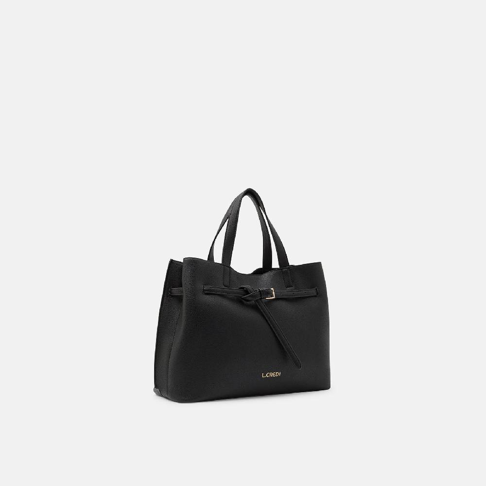 L. Credi Nieke Henkeltasche schwarz Nur noch ein Tag übrig