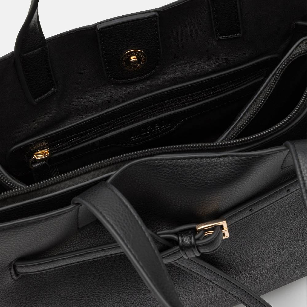 L. Credi Nieke Henkeltasche schwarz Nur noch ein Tag übrig