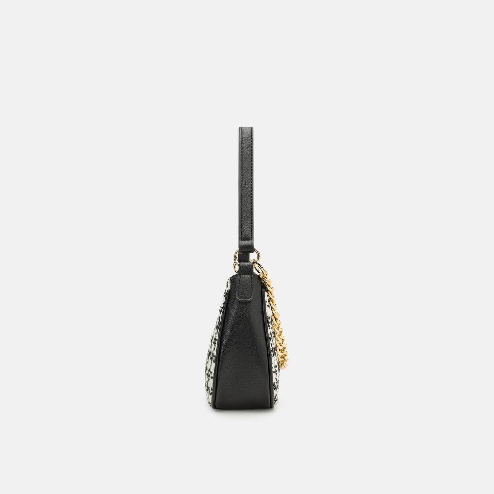 L. Credi Naissa Hobo schwarz / offwhite Super Rabatt
