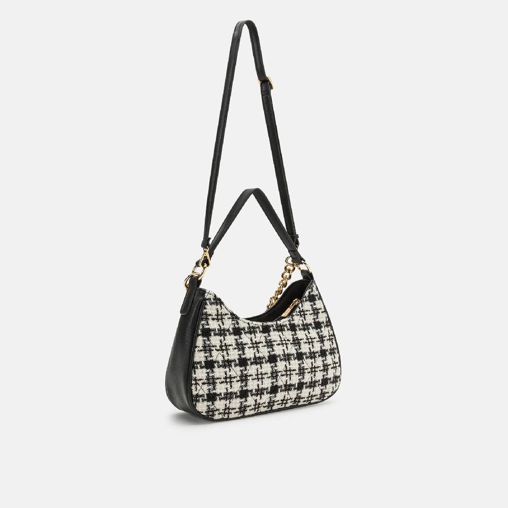 L. Credi Naissa Hobo schwarz / offwhite Super Rabatt