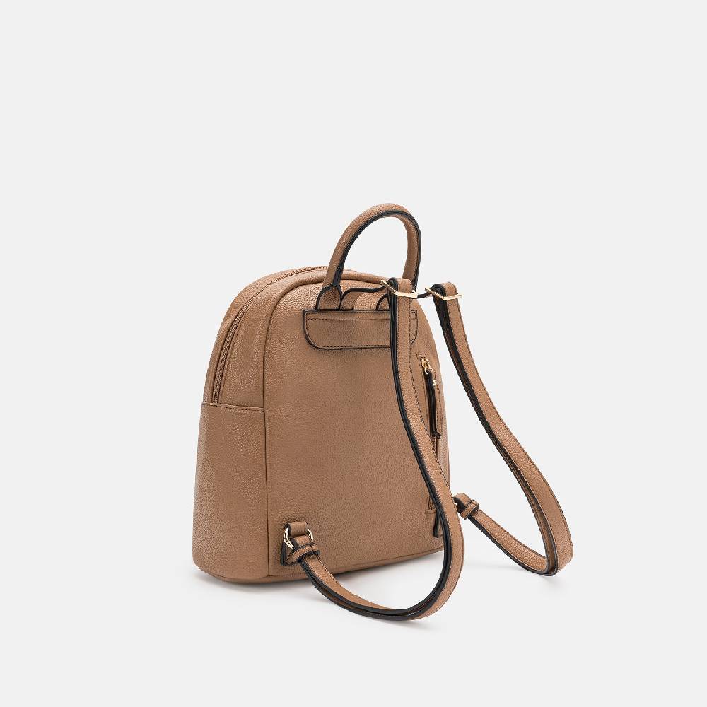 L. Credi Budapest Rucksack toffee Clearance-Verkauf