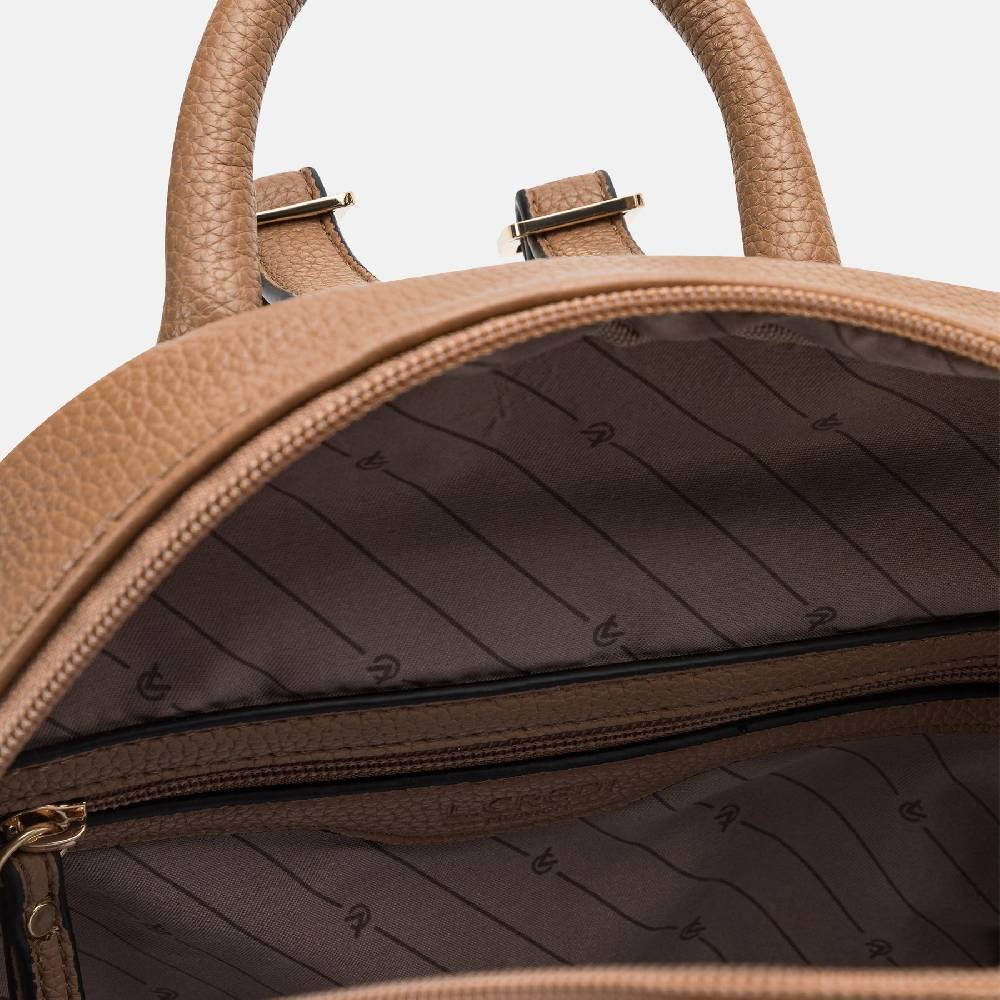 L. Credi Budapest Rucksack toffee Clearance-Verkauf