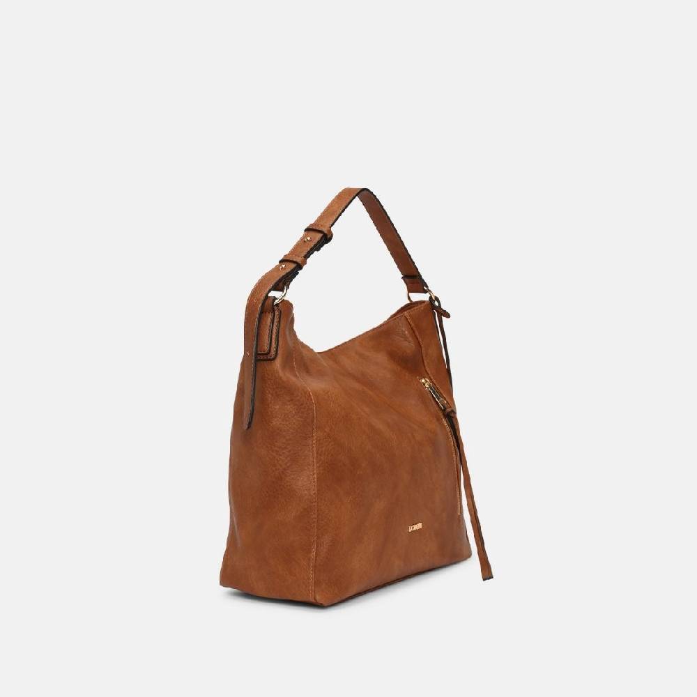 L. Credi Jana Hobo cognac Schlussverkauf