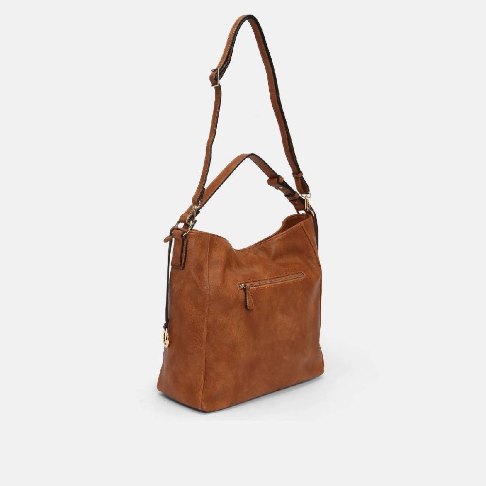 L. Credi Jana Hobo cognac Schlussverkauf