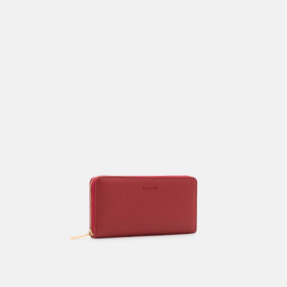L. Credi Olga Portemonnaie dark red Sonderangebot
