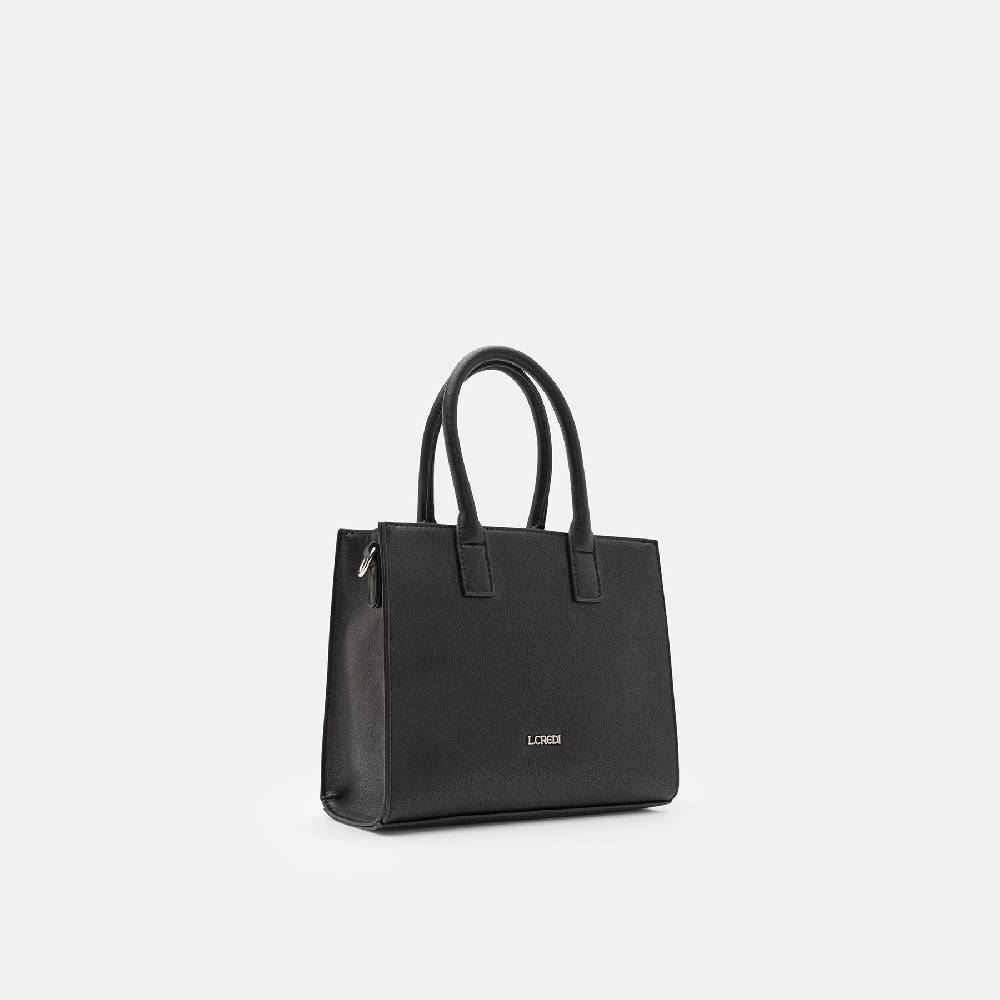 L. Credi Olga Henkeltasche schwarz Preisnachlass