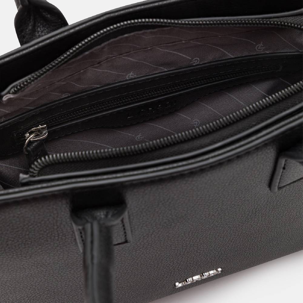 L. Credi Olga Henkeltasche schwarz Preisnachlass
