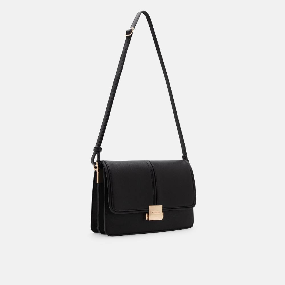 L. Credi Nina Umhängetasche schwarz Online Outlet