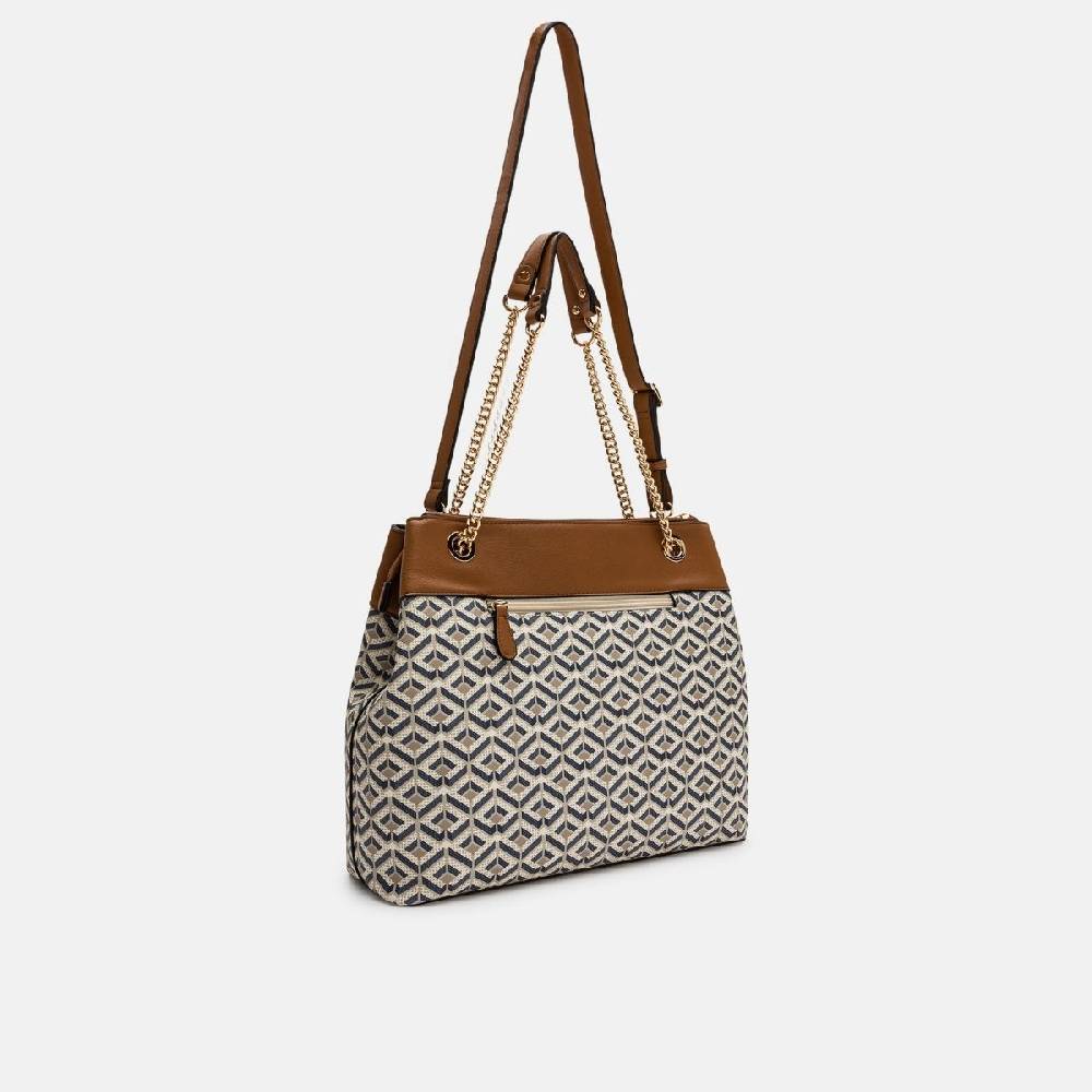 L. Credi Melina Hobo beige multi Große Rabatte