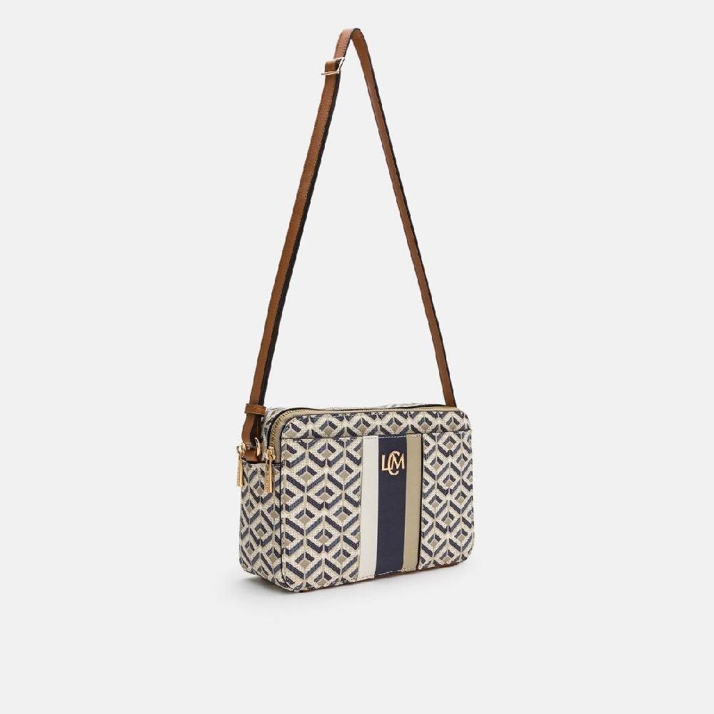 L. Credi Melina Umhängetasche beige multi Letzte 2 Tage
