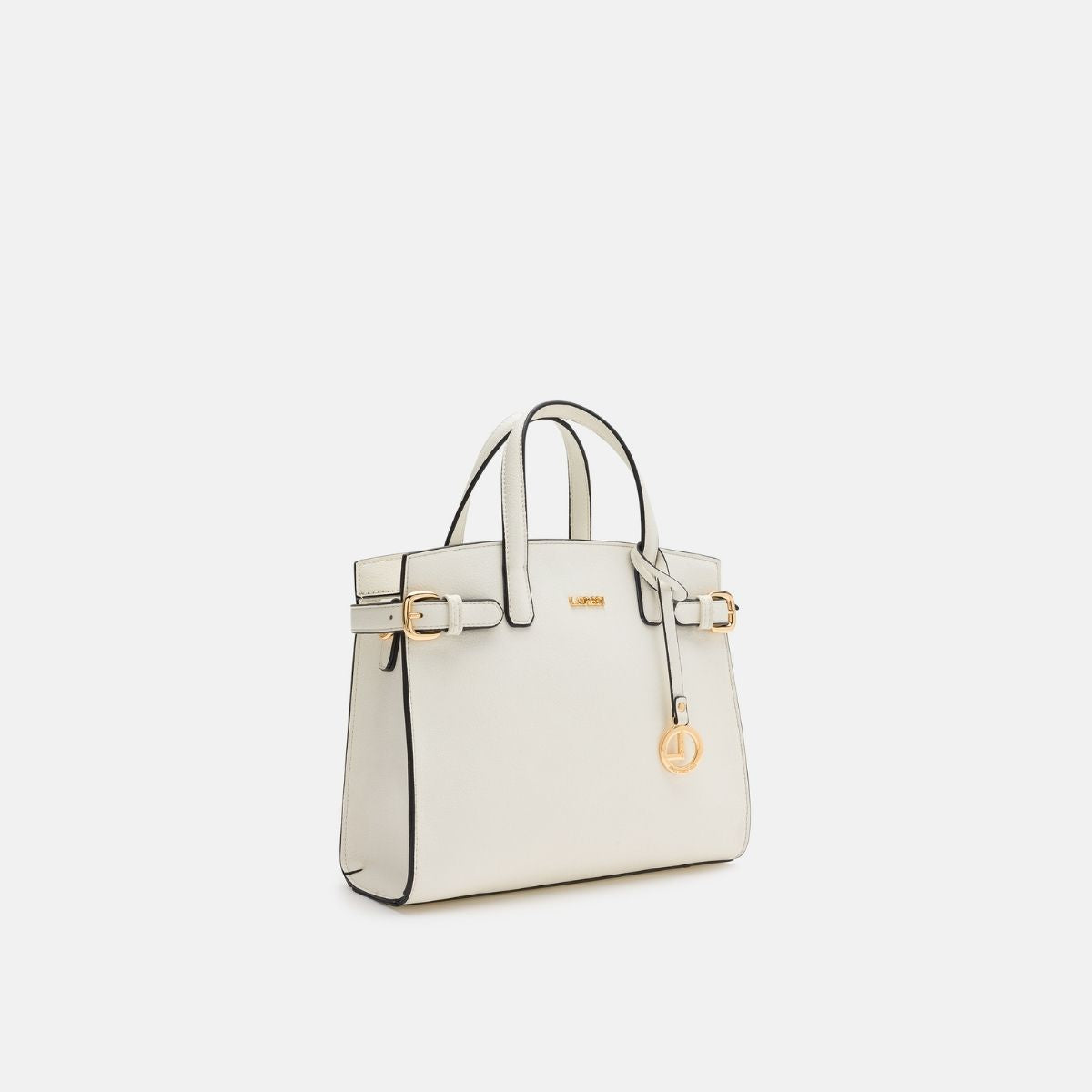 L. Credi Isante Henkeltasche weiss Letzter Tag