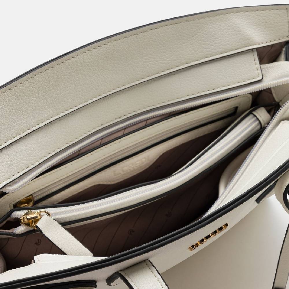 L. Credi Isante Henkeltasche weiss Letzter Tag