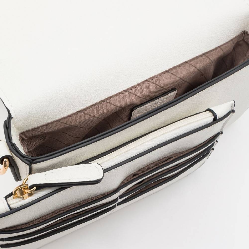 L. Credi Jane Clutch weiss Bis zu 50% Rabatt