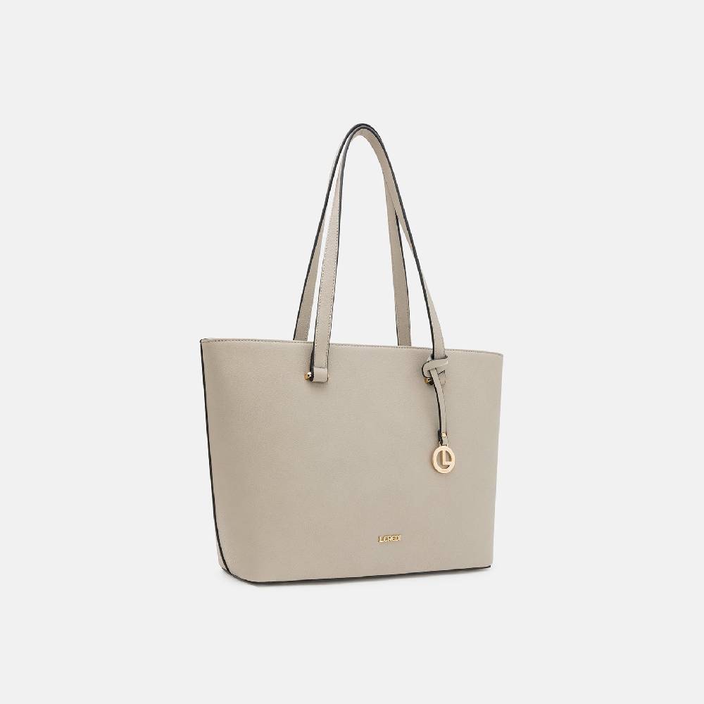 L. Credi Filippa Shopper stone Kostenloser Versand international