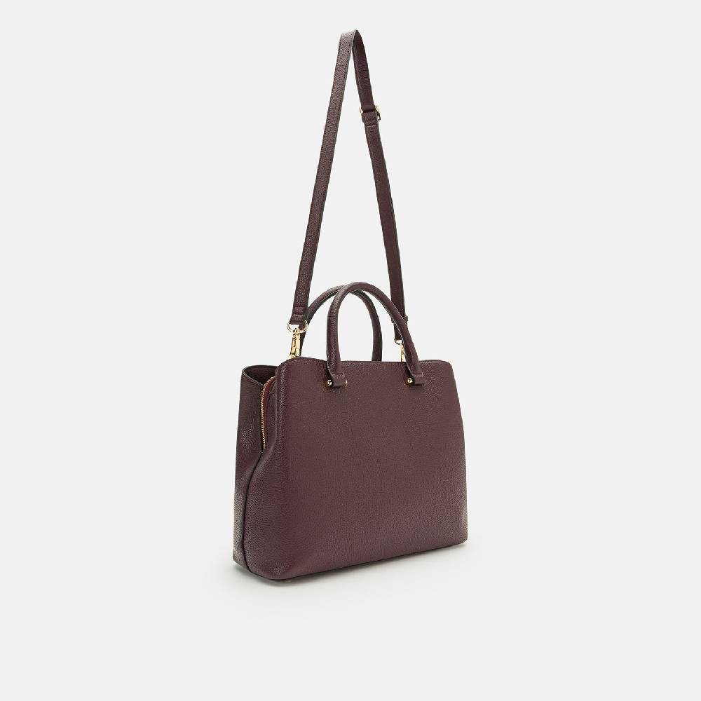 L. Credi Maxima Henkeltasche dark plum Fabrikladen
