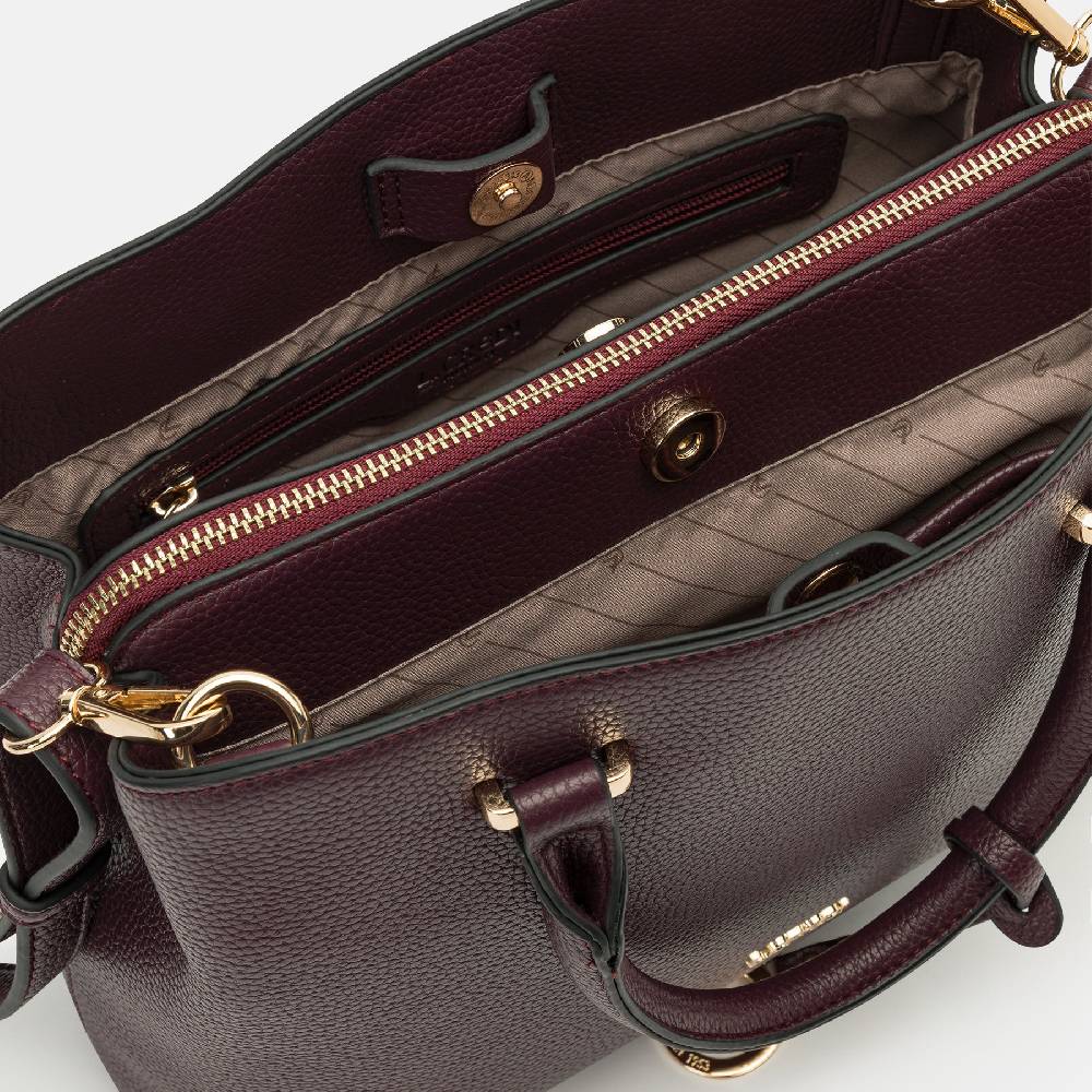 L. Credi Maxima Henkeltasche dark plum Fabrikladen