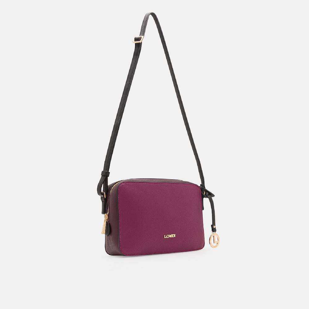 L. Credi Nora Umhängetasche plum Begrenzt auf 3 Tage