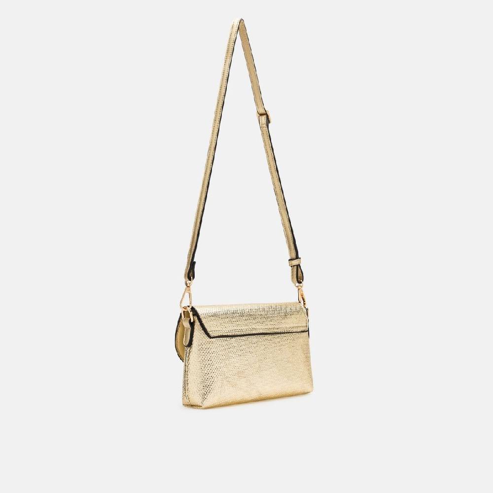 L. Credi Nadine Clutch gold Fabrikverkauf