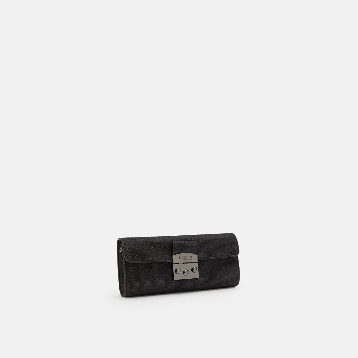 L. Credi Nadi Clutch schwarz Blitzverkäufe