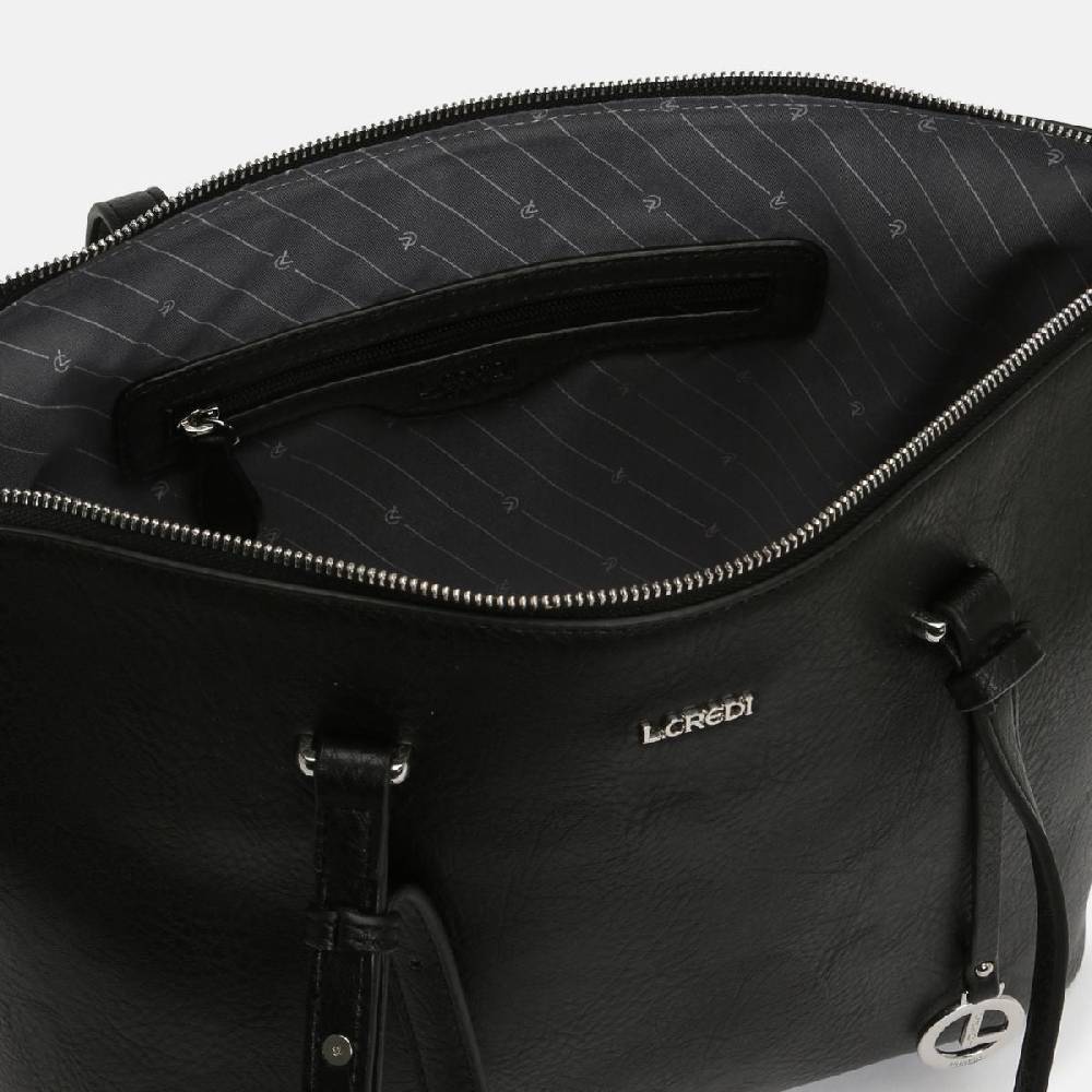 L. Credi Jana Shopper schwarz Sonderangebot