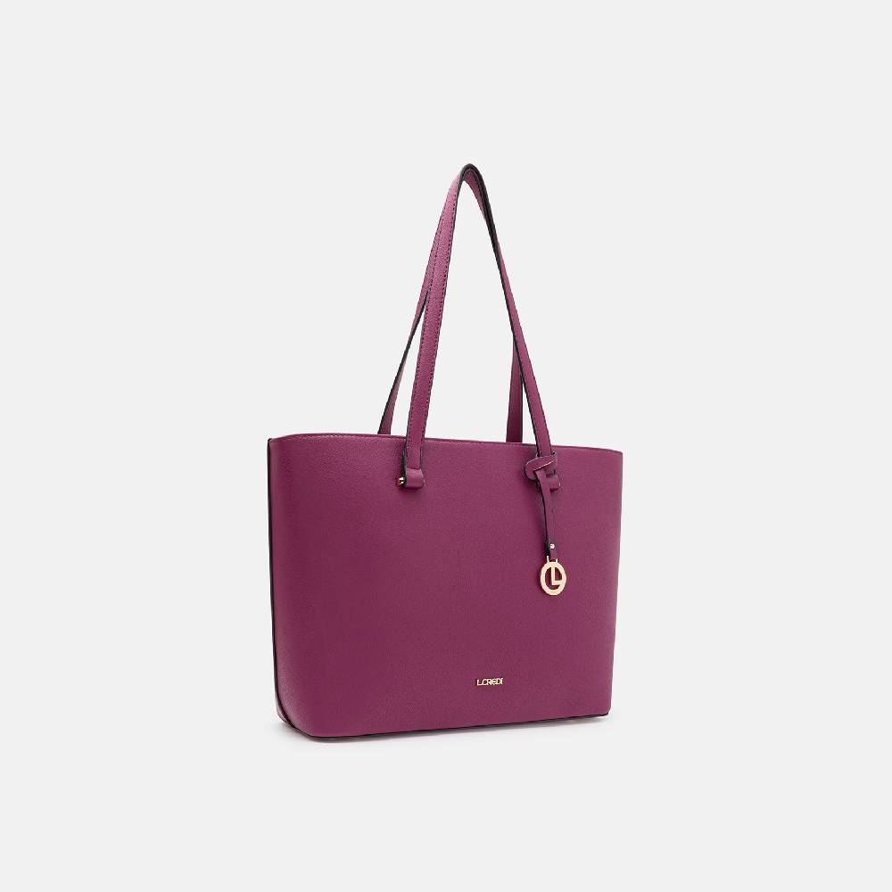 L. Credi Filippa Shopper plum Osterangebot