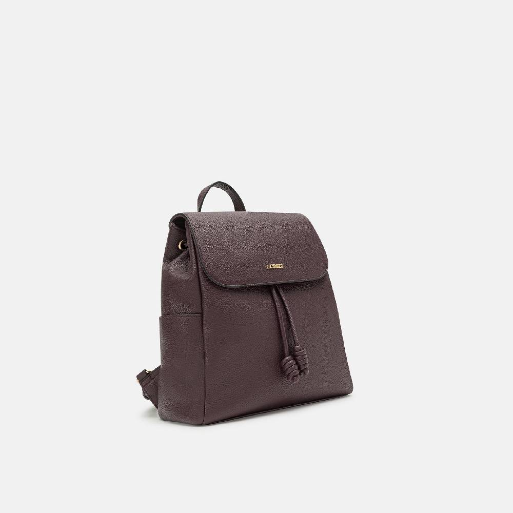 L. Credi Nalina Rucksack dark plum Riesige Ersparnisse
