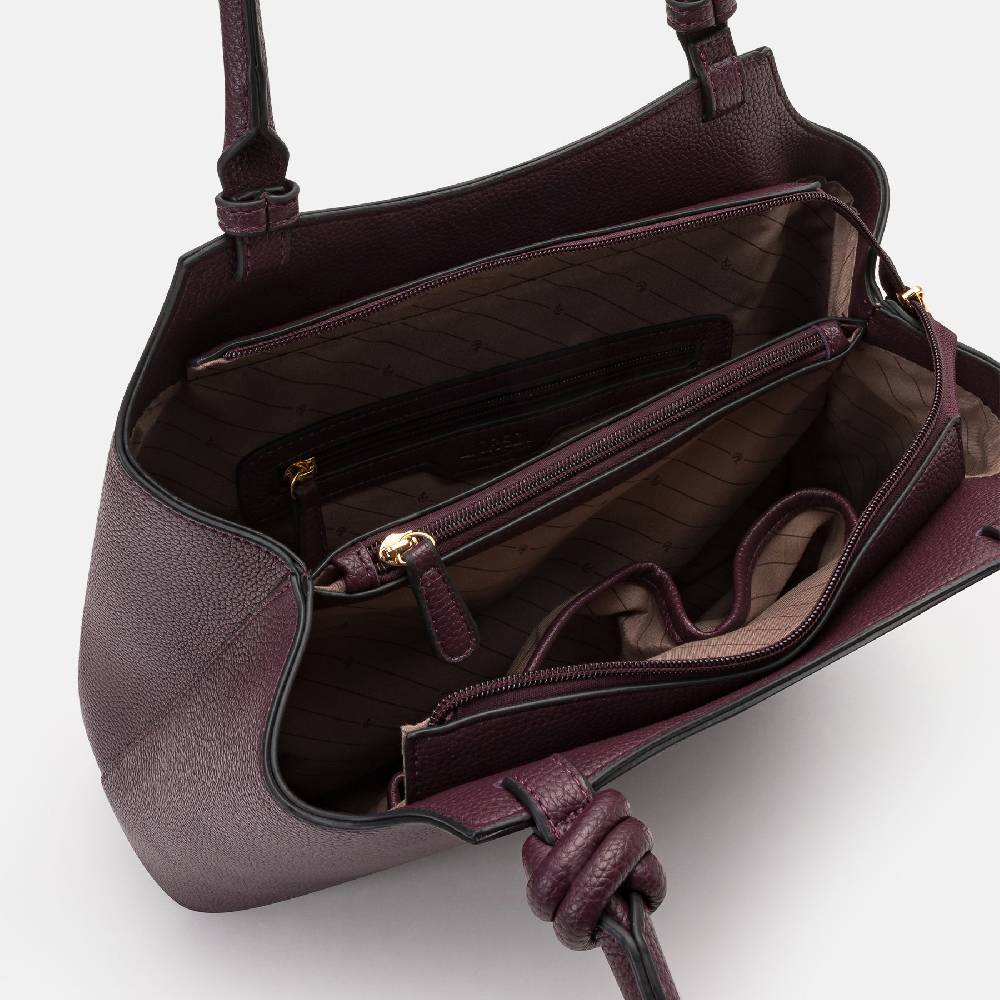 L. Credi Nalina Hobo dark plum Super Sparpreis