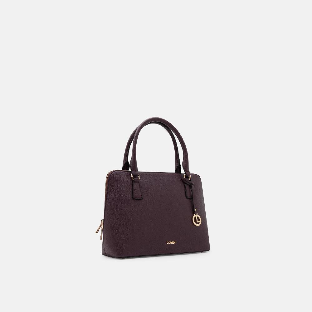 L. Credi Ninelle Henkeltasche dark plum Begrenzte Freigabe